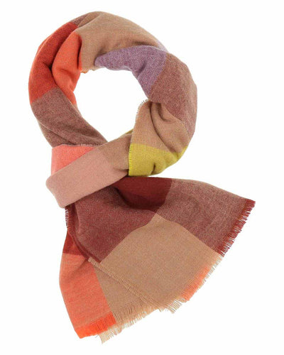 Forever Plaid Wool Scarf By Fraas!  50% Off!