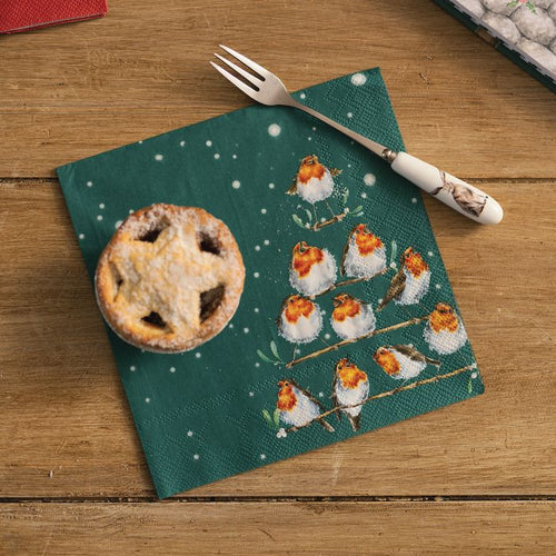 Rockin’ Robins Lunch Size Napkins By Wrendale!