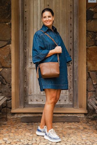 Kasey Textured Crossbody Bag By Louenhide!  Two Colours!  BEST SELLER!