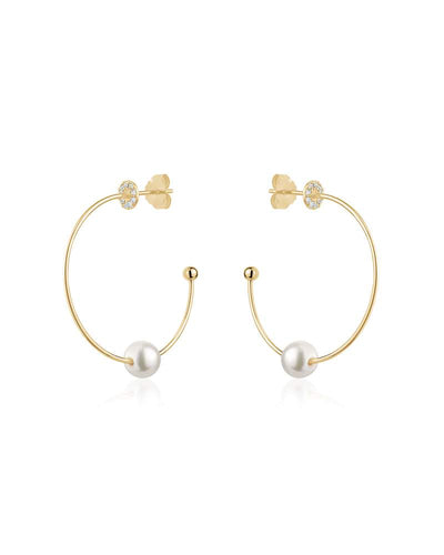 Freshwater Hoop Earring!