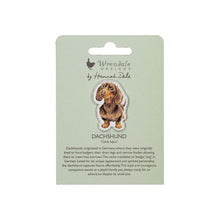 Dachshund Pin Badge!  Little Sausage!