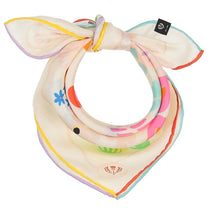 Summer Fresh Garden Silk Square Scarf By Fraas!