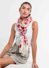 Strawberry Silk Scarf By Fraas!