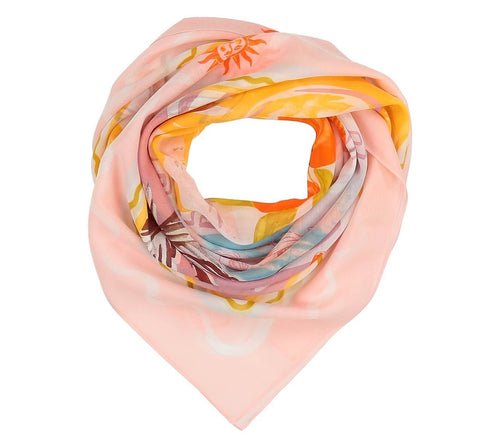 Bon Voyage Cotton Silk Square By Fraas!