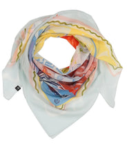 Bon Voyage Cotton Silk Square By Fraas!