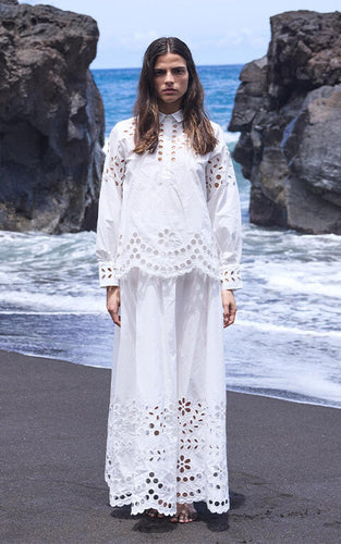 Ziane Eyelet Skirt By NOTSHY Cashmere!  Two Colours!