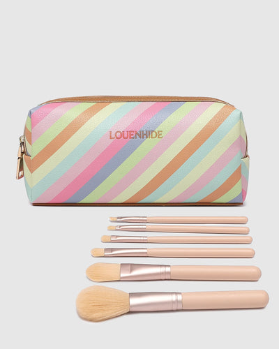 Brianna Makeup Bag With Brush Set By Louenhide!