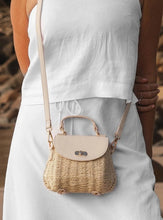 Sandy Raffia Crossbody Bag By Louenhide!