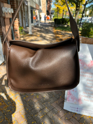 Maddie Shoulder Bag In Chocolate!