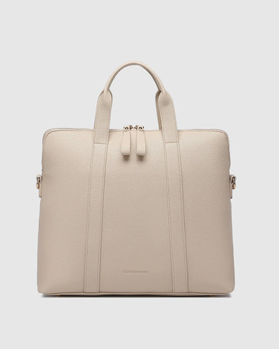Rhodes Laptop Bag By Louenhide In Biscotti