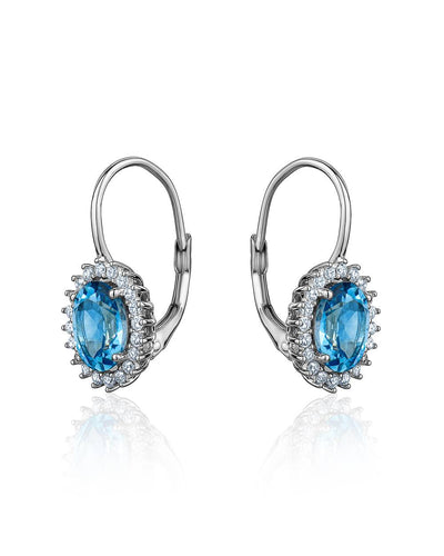 Swiss Blue Topaz Earrings!