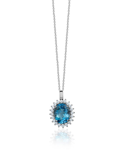 Swiss Blue Topaz Necklace!