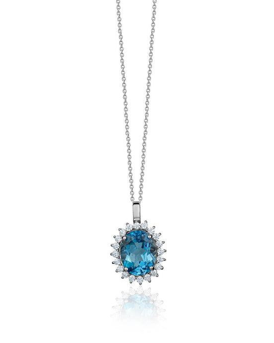 Swiss Blue Topaz Necklace!