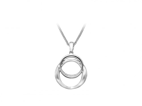 Circle Sterling Silver Necklace!  **Best Seller**
