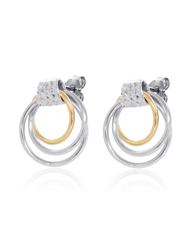 Four Loop Earrings!   Gold/Silver