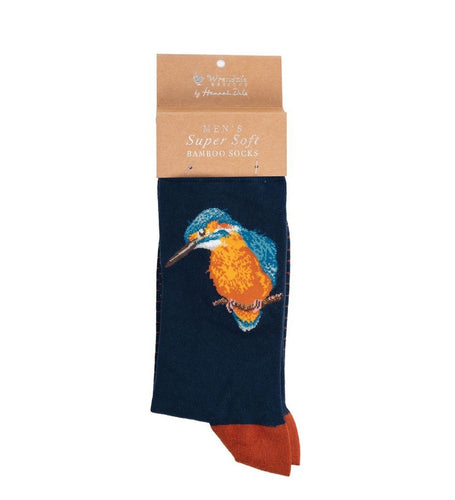 Riverband Kingfisher Men’s Socks by Wrendale!