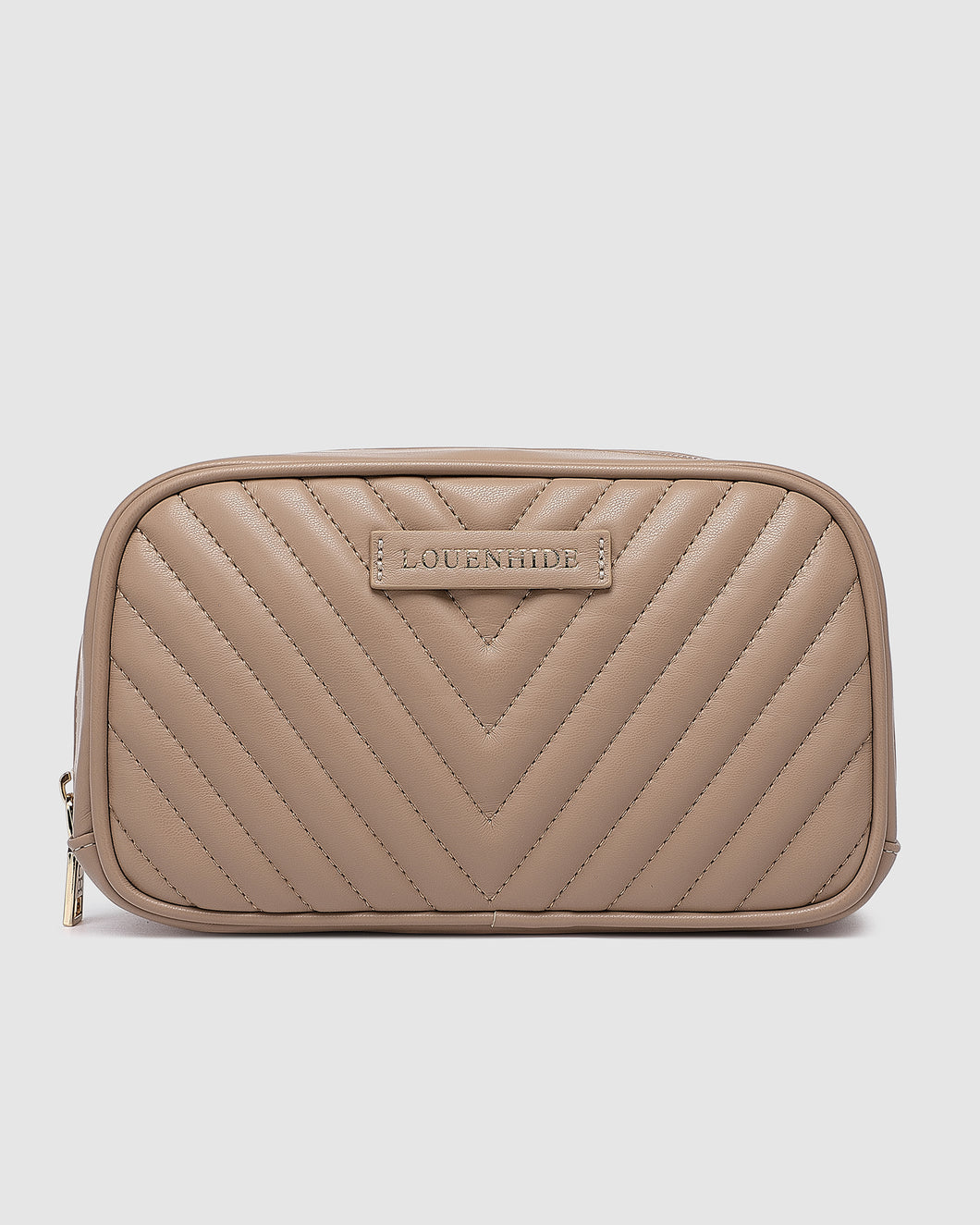 Lacey Quilted Makeup Bag Two Colours