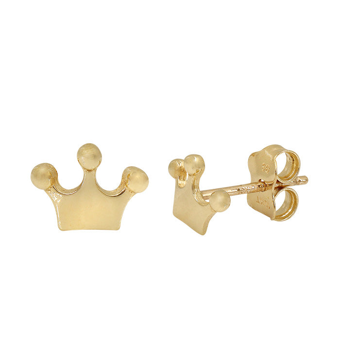 10Kt Gold Crown Earrings!