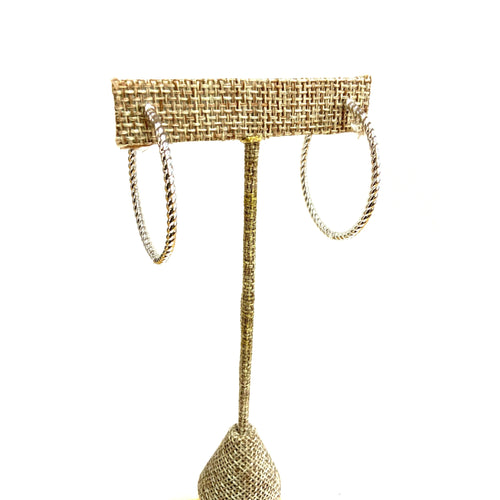 earrings hoops silver