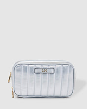 Rosie Cosmetic Case In Pearl Silver!