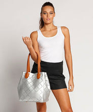 Best Selling Bermuda Tote in Silver By Louenhide ***SPECIAL PROMO OFFER***