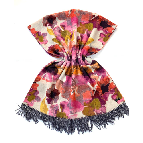Abstract Floral Blanket!  Pink!