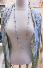 Labradorite, Aquamarine and Freshwater Pearl Necklace!