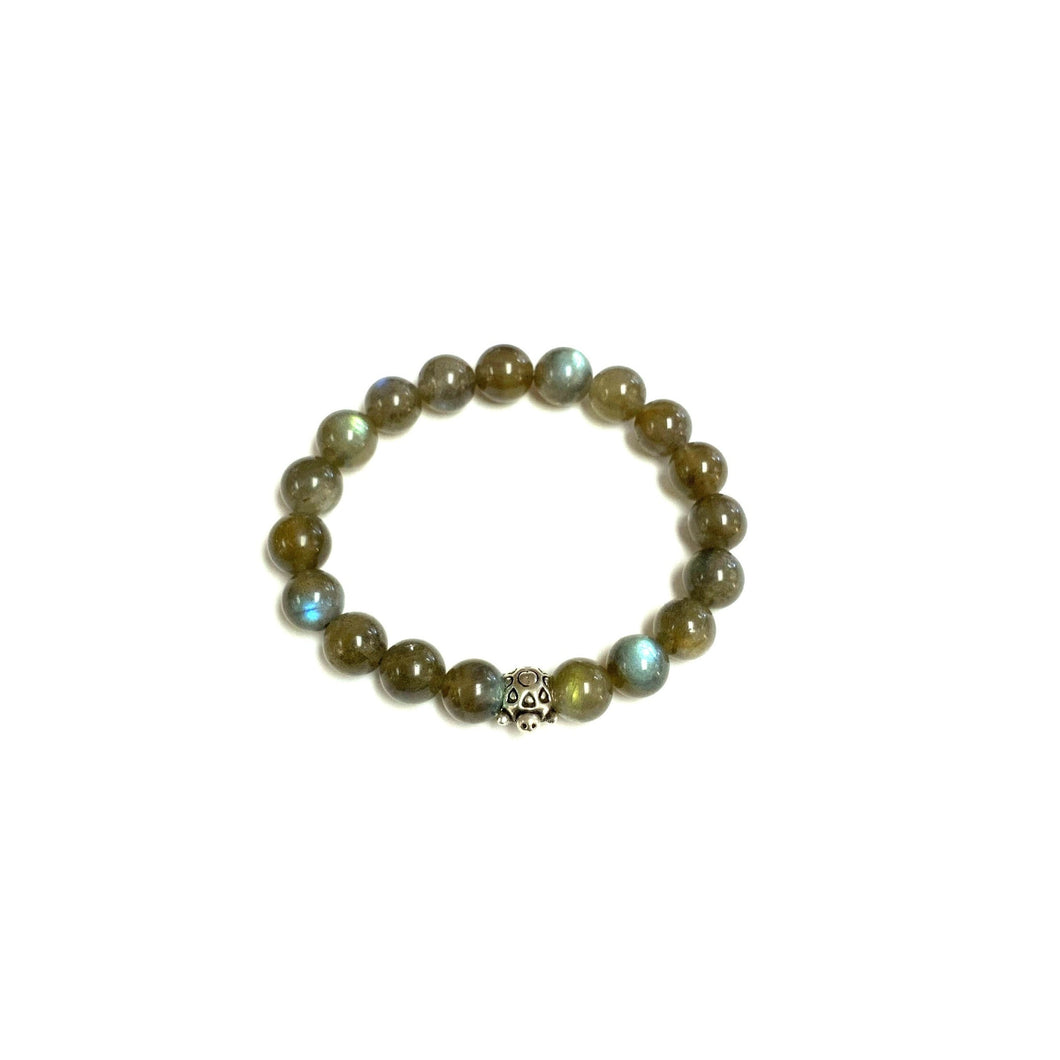 BZen Labradorite and Sterling Silver Turtle Bracelet!