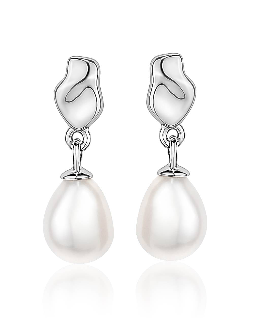 Bridal weddings freshwater pearls sterling silver pearls 