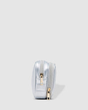 Rosie Cosmetic Case In Pearl Silver!