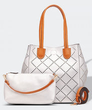 Best Selling Bermuda Tote in Silver By Louenhide ***SPECIAL PROMO OFFER***