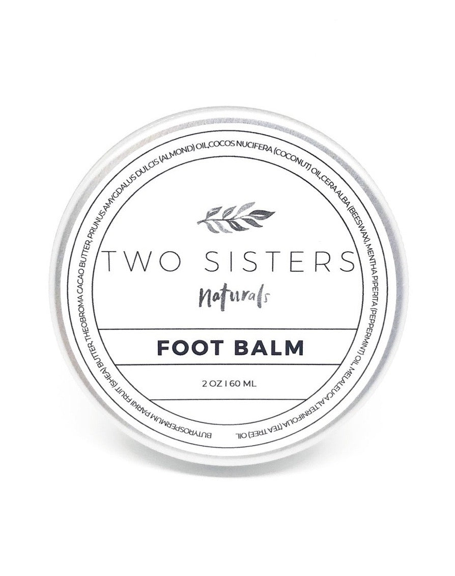 Foot balm foot cream two sisters spa