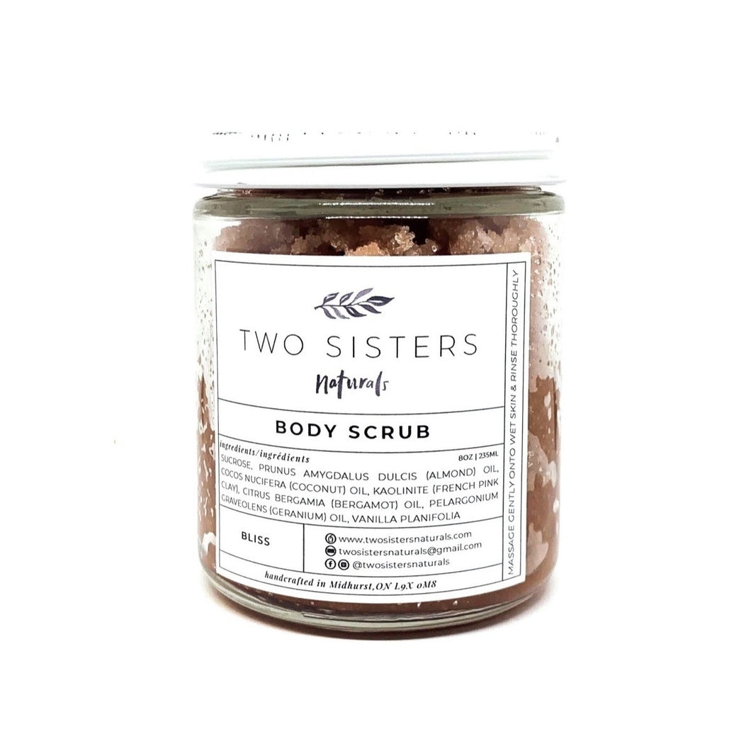 Two Sisters Naturals Body Scrub!  Bliss!