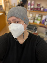 Face Mask Holder!  Hematite!