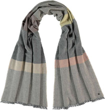 Wool Blend Striped Stole!