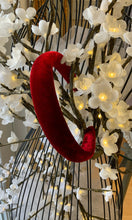 Red Silk Velvet Headband!