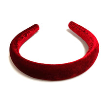 Red Silk Velvet Headband!