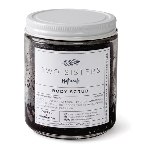 Two Sisters Naturals Body Scrub!  Coffee & Cinnamon!