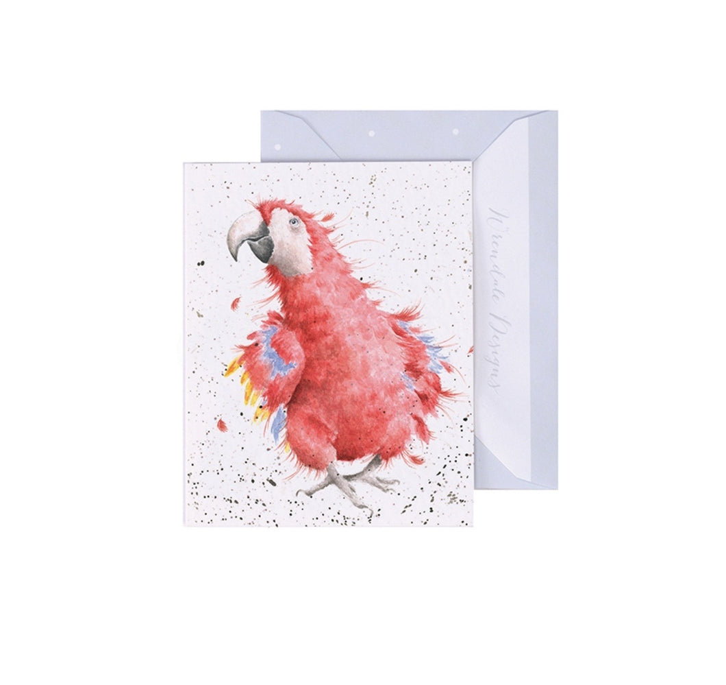 Parrot On Parade Miniature Card!