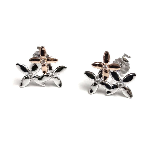 earrings stud floral