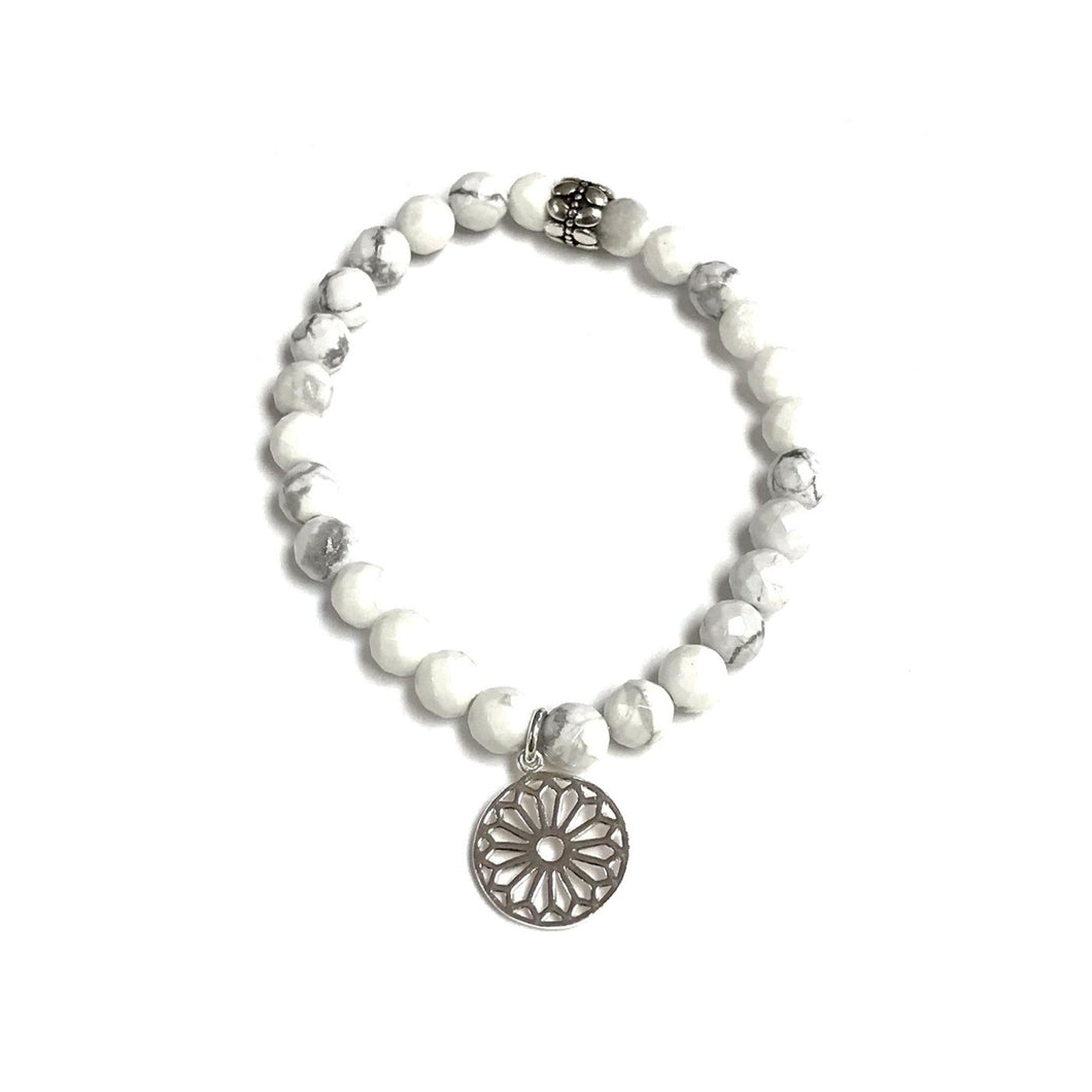 BZen White Howlite Bracelet!