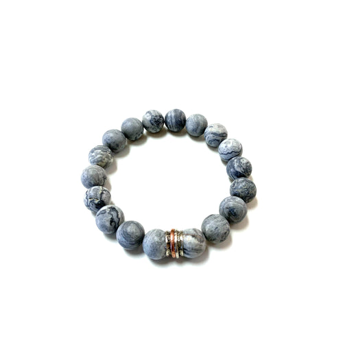 BZen Meditation Ring Bracelet In Map Stone!