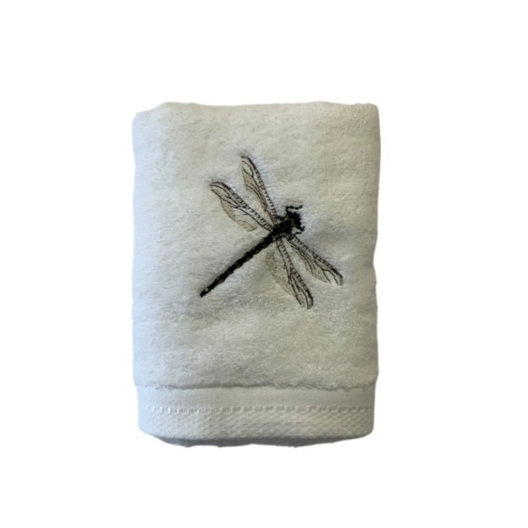 Luxurious Hand Towels!  Dragonfly!