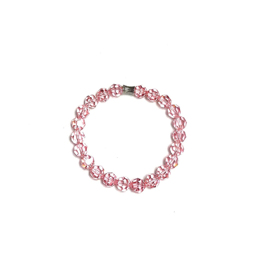 Swarovski Crystal Bracelet: Light Rose!