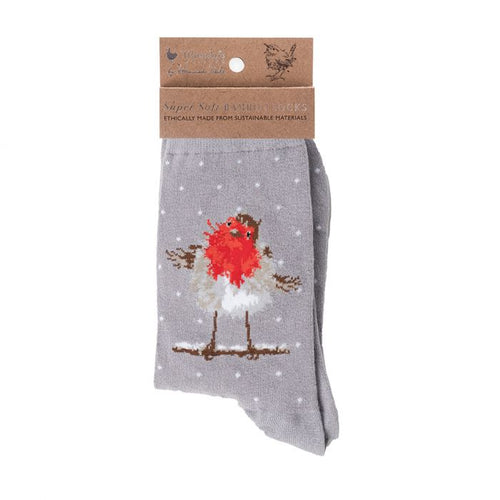 Xmas Robin Socks!