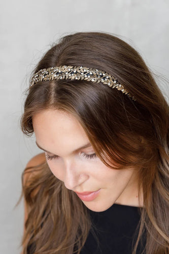 Metallic Leaf Headband!