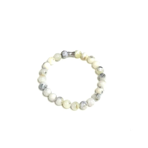BZen White Dendrite Opal Bracelet!
