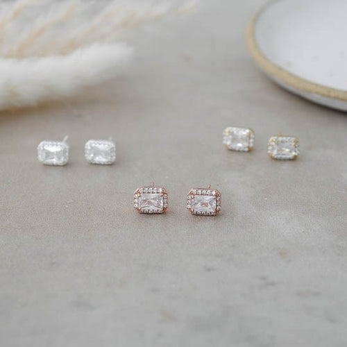 Empress Studs In Silver!